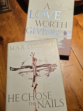 2 Books Max Lucado Early 2000s